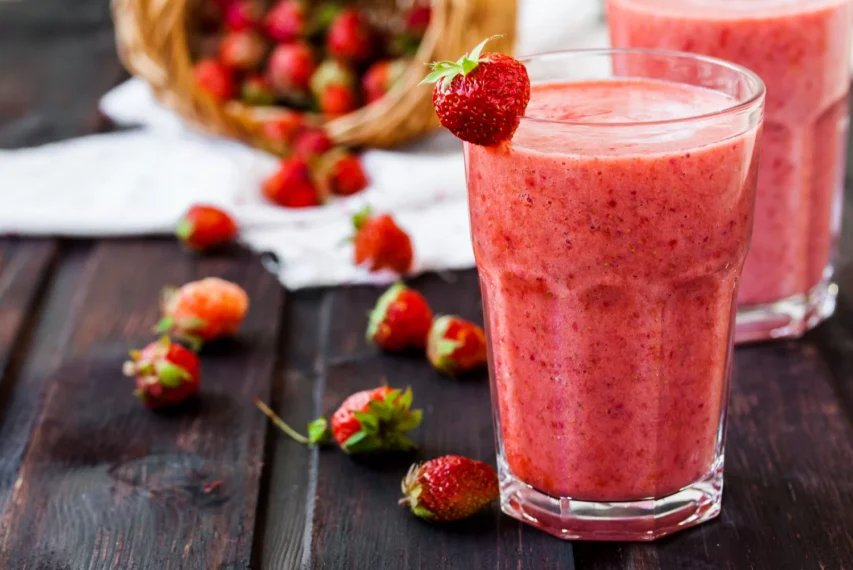 Smoothies De Frutas Morango