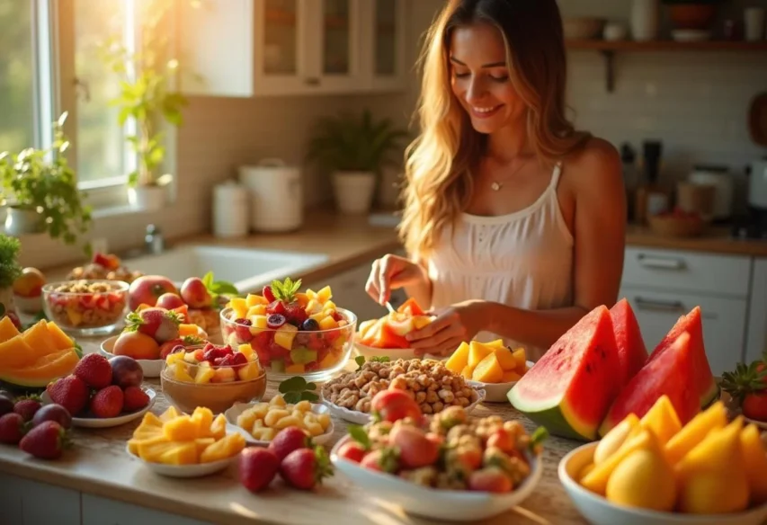 Frutas Frescas Para Saladas E Sobremesas