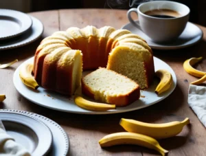 Bolo De Casca De Banana