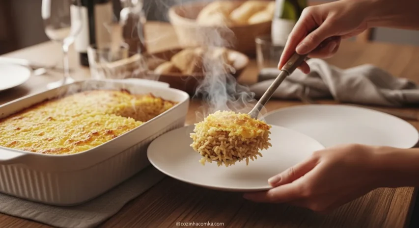 Arroz de forno cremoso ngredientes principais