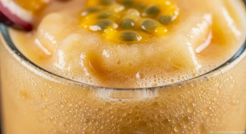 Batidas com frutas tropicais combinações refrescante