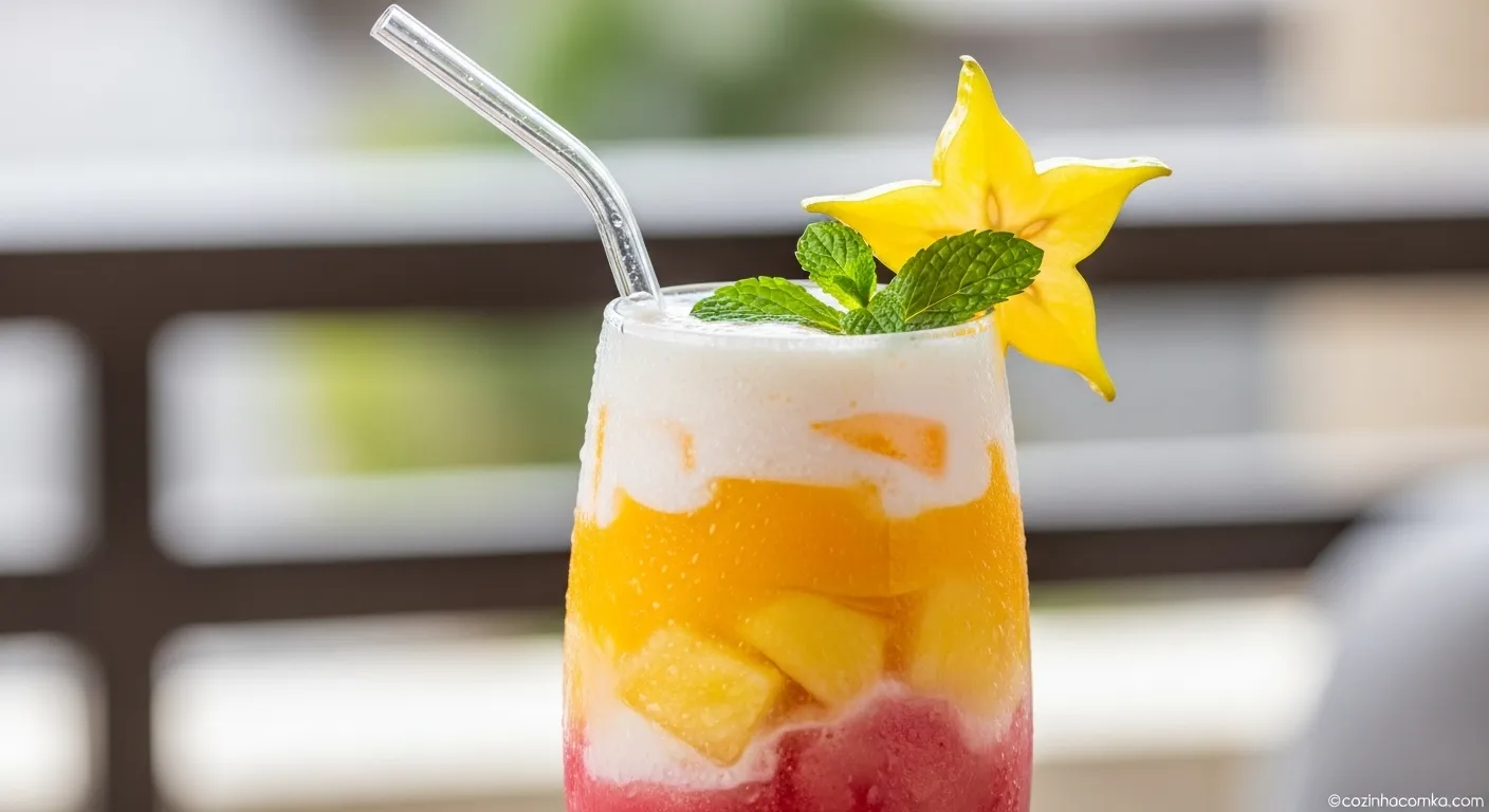 Desperte o Verão: Batidas Refrescantes com Frutas Tropicais para o Seu Dia!