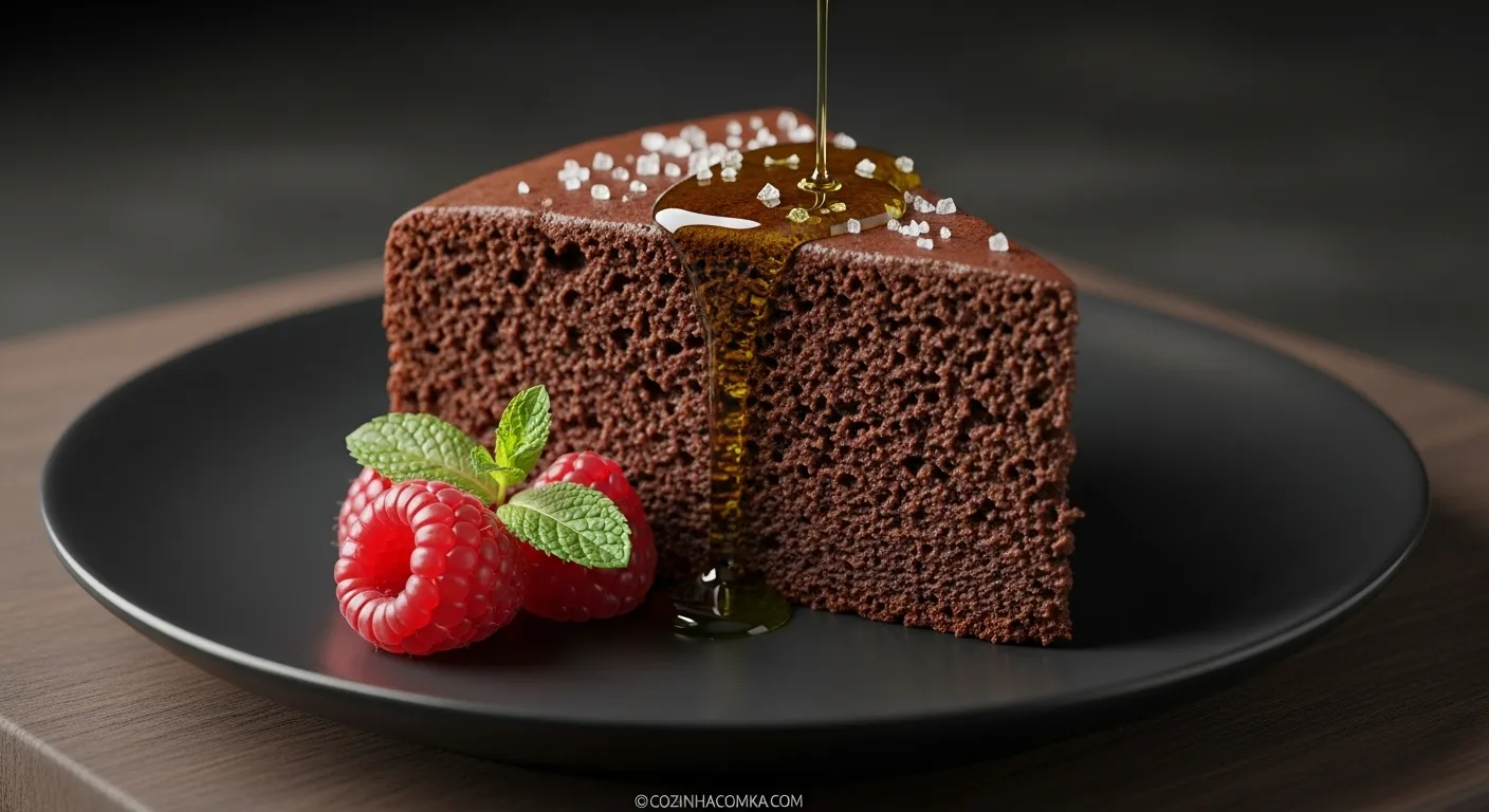 Bolo de cacau com azeite
