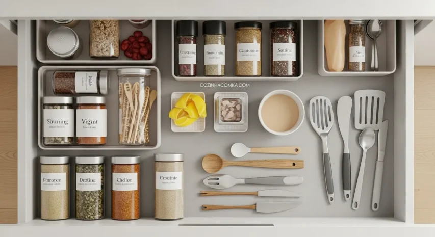 Organização e manutenção da cozinha