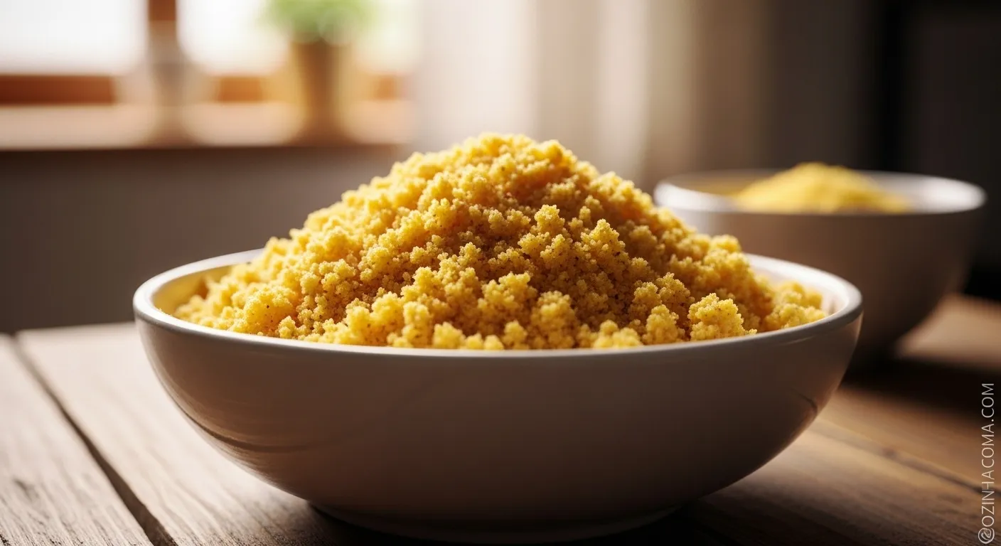 Receita de farofa crocante
